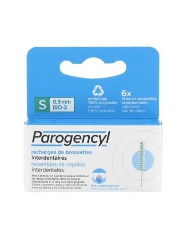 Parongecyl Interdental S 6 Recambios. Parogencyl