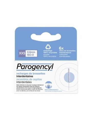 Parongecyl Interdental Xxs 6 Recambios. Parogencyl