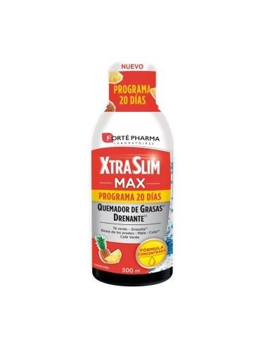 Xtraslim Max Sabor Piña 500 Mililitros Forte Pharma