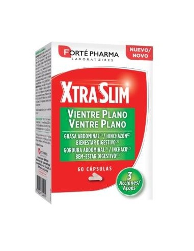 Xtraslim Vientre Plano Grasa Abdominal 60 Cápsulas  Forte Pharma