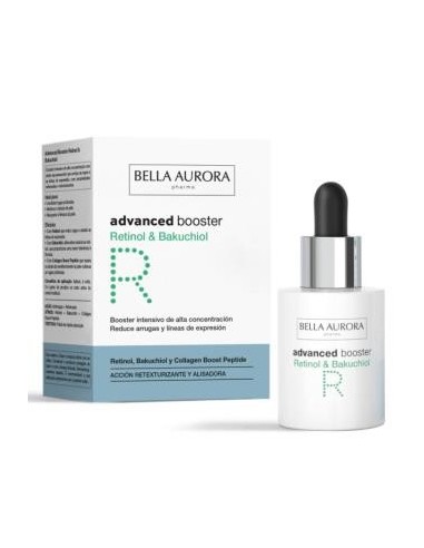 Advanced Booster Retinol-Bakuchiol 30 Mililitros Bella Aurora