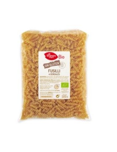 Fusilli De 4 Cereales Sin Gluten Bio, 500 G de El Granero Integral