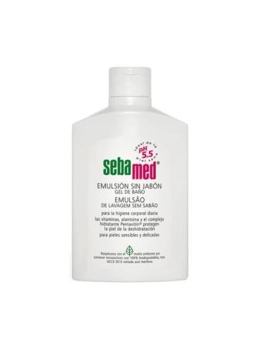 Emulsion Sin Jabon Gel De Baño 500 Mililitros Sebamed