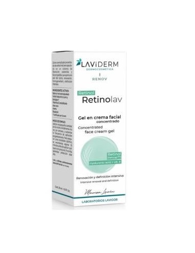 Laviderm Retinolav Gel Crema Facial 30 Mililitros Lavigor