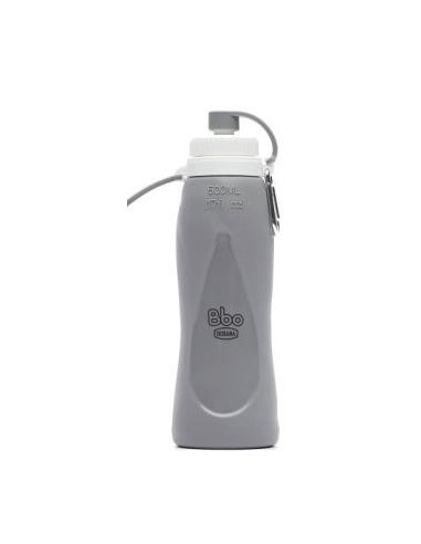 Botella Plegable Bbo Gris 500 Mililitros Irisana