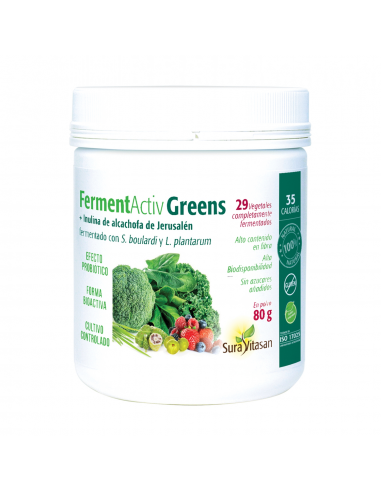 Ferment Activ Greens 80Gr. de Sura Vitasan