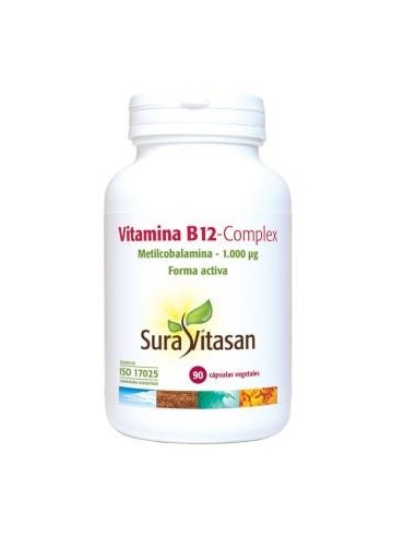 Vitamina B12 Complex 90Vcap. de Sura Vitasan