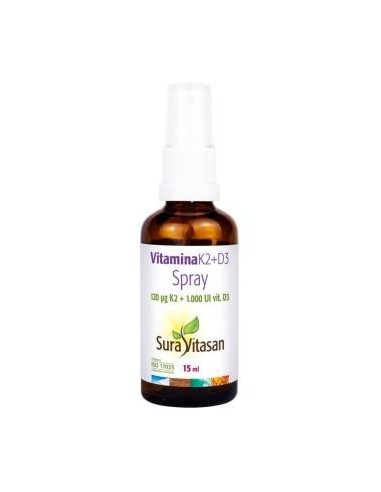 Vitamina K2 + D3 Spray 15Ml. de Sura Vitasan