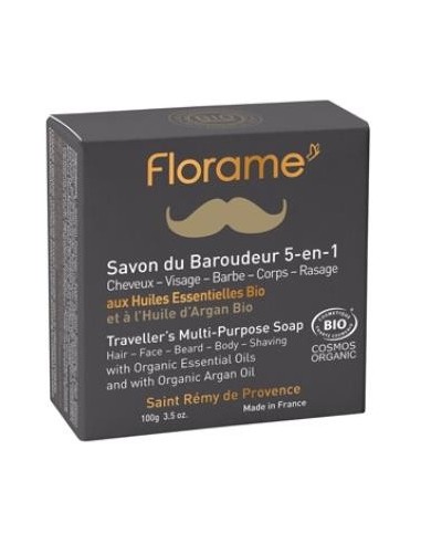 Jabon Viajero 5 En 1 Hombre 100 Gramos Florame