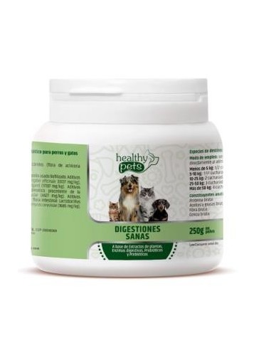 Digestiones Sanas Perros Y Gatos 250 Gramos Healthy Pets Vet