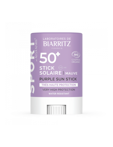 Stick Solar Sport Spf50+ Lila 12 Gramos Alga Maris - Lab. Biarritz