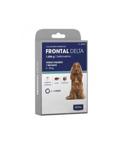 Frontal Delta Collar Antiparasitario Perro 60Cm Zotal Vet