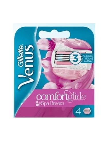 Gillette Recambio Venus Confort Spa Breeze 4 Unidades Gillette