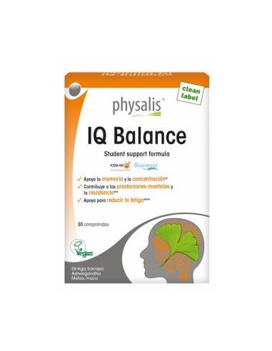 IQ balance memoria 30 comprimidos Physalis