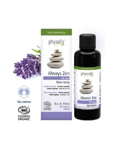 Always Zen Harmony Aceite Masaje 100Ml. Bio de Physalis