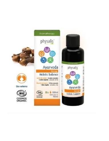 Ayurveda Holistic Balance Aceite Masaje 100Ml. Bio de Physalis