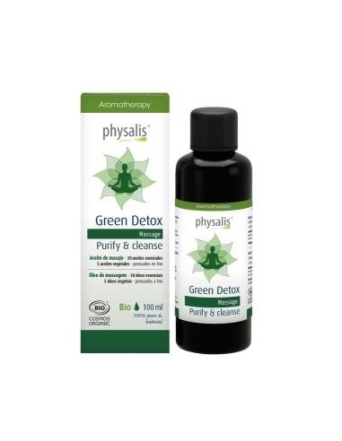 Green Detox Purifica Y Limpia Aceite Masaje 100Ml. de Physalis