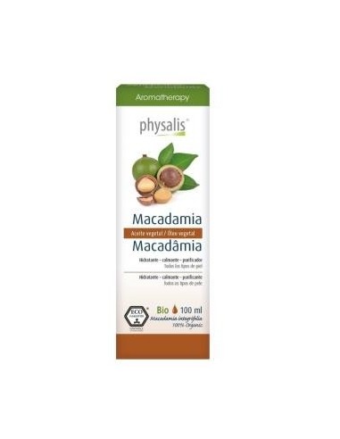 Macadamia Aceite Vegetal 100Ml. Bio de Physalis