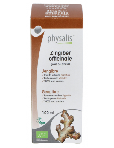 Tintura Zingiber Officinale (Jengibre) 100 ml Physalis