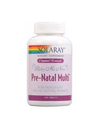 Pack 3x2 Baby Me Now Prenatal Multi 150Comp. De Solaray