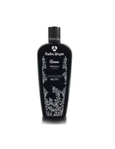 Champu Henna Color Negro 400 Ml de Radhe Shyam