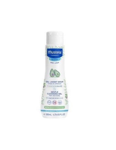 Gel De Baño Suave Bebe-Niño 200 Mililitros Mustela