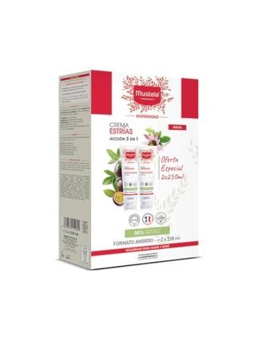 Crema Estrias Maternidad 2Udx250 Mililitros Mustela