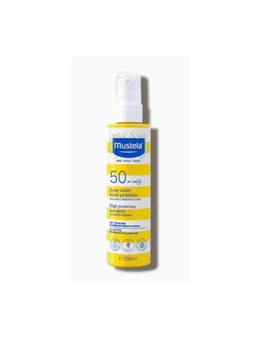 Spray Solar Spf50 Familia 200 Mililitros Mustela