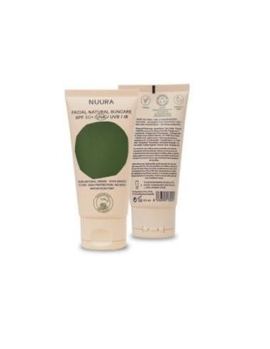 Crema Solar Facial Spf50+ 50 Mililitros Eco Nuura