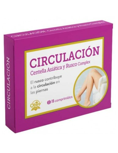 Circulacion 15 comprimidos (Línea viaje) de Obire