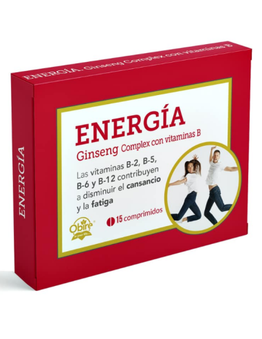 Energia 15 comprimidos (Línea viaje) de Obire