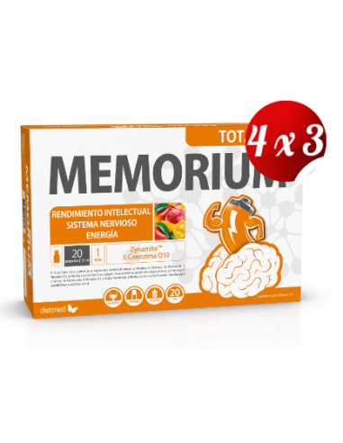 Pack 4x3 uds Memorium Total  20 X 15 Ml Ampollas De Dietmed