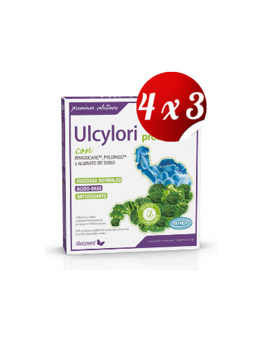 Pack 4x3 uds Ulcylori Protect  20X2,0G Sticks De Dietmed