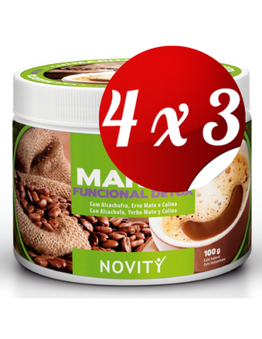 Pack 4x3 uds Café Marita Detox Polvo 100G De Dietmed