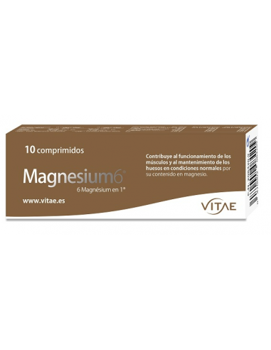 Magnesium6 REDUX 10 comprimidos de Vitae