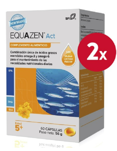 Pack 2 uds Equazen Act 60 cápsulas de Vitae