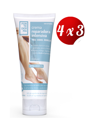 Pack 4x3 Crema Reparadora Intensiva 100 Ml de Herbora