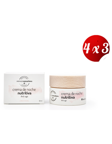 Pack 4x3 Crema Noche Nutritiva 50 Ml 3+1 de Herbora