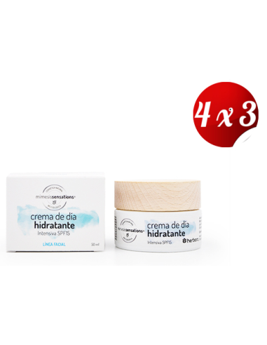 Pack 4x3 Crema Día Hidratante Spf 15 50 Ml 3+1 de Herbora