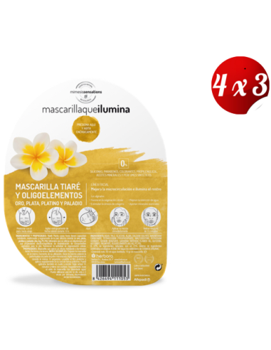 Pack 4x3 Mascarilla Que Ilumina 40 Ml de Herbora