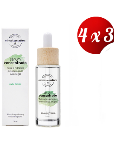 Pack 4x3 Serum Concentrado 30 Ml de Herbora