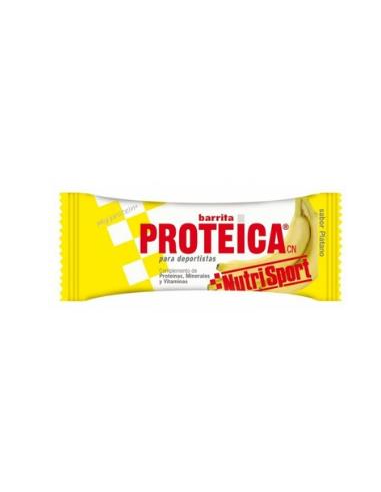 Barrita Proteica Platano Caja 24Unid. Nutrisport