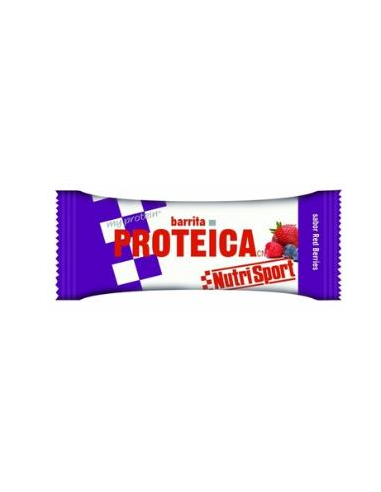 Barrita Proteica Red-Berries 24Unid. Nutrisport