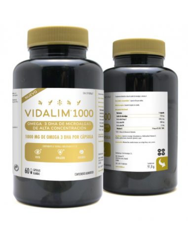 Vidalim 1000Mg Dha 60 Cápsulas de Vidalim