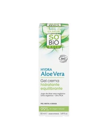 Crema Matificante Purif. Zinc-Aloe-Lima 50 Mililitros Bio So´Bio Etic