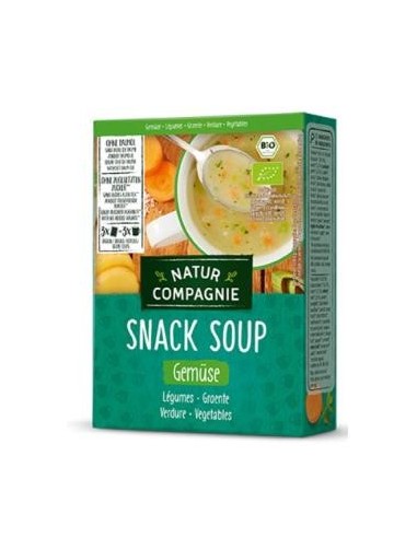 Sopa De Verduras Instantanea 12Cajasx3 Sobres Bio Natur Companier