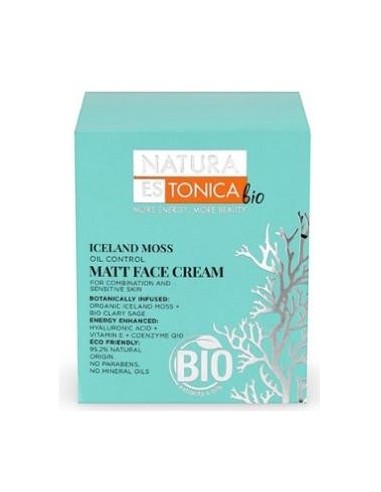 Crema Facial Musgo De Islandia 50 Mililitros Bio Natura Estonica