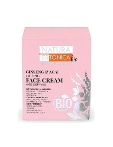 Crema Facial Ginseng-Acai 50 Mililitros Bio Natura Estonica