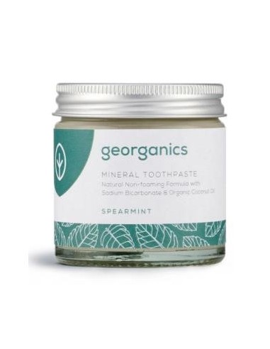 Dentifrico Mineral Hierbabuena Crema 60 Mililitros Georganics