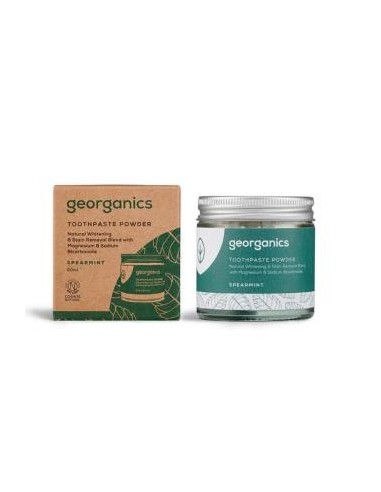 Dentifrico Mineral Hierbabuena Polvo 60 Mililitros Georganics